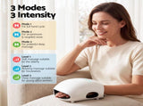 Livemor Hand Massager with Heat and Compression Cordless 3 Modes 3 Temperatures HAND-MASSAGE-HALF-WH