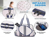 Pickleball Bag Tote Crossbody Shoulder Bag with Adjustable Strap Multi-Compartment Sports Racket Bag V1308-DSZKI-1801-3