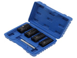 5Pcs Bolt Nut Remover Set Professional Bolt Nut Extractor Socket Set for Removing Damaged Dead V1294-YM0703-3111230001411