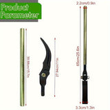 Garden Weeding Hoe for Efficient and Comfortable Gardening-Gold V1107-119-BLA-29254