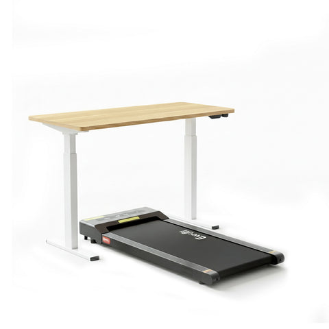 Artiss Electric Treadmill with 140cm Automatic Standing Desk Walking Pad 400mm SDTM-114G-WHNT-140-400PAD