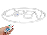 LED Neon Open Sign Display Window Hanging Light with Remote Control for Christmas Decoration V1294-YM0901-3119200129611
