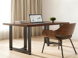 Table Legs, 740 x 450 mm Square T Shape Steel Furniture Legs, Modular Design, Easy Assembly, V952-ZTCFKFXTK281F1QMG001V0
