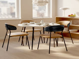 Levede 4x PU Leather Dining Chairs Kitchen Lounge CH1151-PU-4-BR