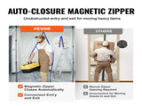 Dust Barrier Poles, 10 Ft Barrier Poles, Dust Barrier System with 4 Telescoping Poles, Magnetic V952-FCPZYCY410FTSUBC3V0
