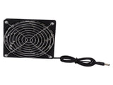 Solar Panel Fan Kit 10W Weatherproof Solar Powered Fan Wall Mounted for Outside Small Chicken Coops V1294-YM0706-3113230199011