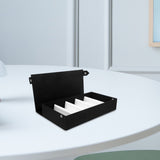 Black Sunglasses Case Compact Convenient Glasses Supply Container for Home Use V1370-AZ4-20918