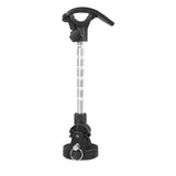 Marine Fish Finder Transducer Mount Bracket with Quick Release Base, 180&deg Adjustable Aluminum Pole V1341-ZY-5265GPAN-SILVER