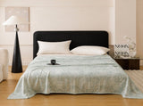 Bamboo Fibre Cooling Blanket Blue Bamboo Pattern 200230cm for Summer Bed and Air Conditioned Rooms V888-ELOSUNG54970-4