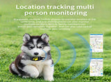 Pink Real-Time Pet GPS Tracker Locator - Magnetic Charging, Multi-Mode Positioning for Dogs & Cats V888-ELOSUNG24650