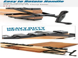 Four-Way Pressure Woodworking Clamp with Scissor-Head and Slotted Fixing Bars for Panel Gluing, V1341-ZY-5L4EAV3H-2PCS