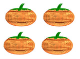 4-pack Orange Pumpkin Shaped Fruit Fly Trap - Reusable Flying Insect Catcher with Hanging Loop, Easy V888-ELOSUNG56365