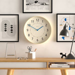 Newgate Monopoly Plywood Wall Clock With Blue Hands V398-NGMON264PLY40ICE