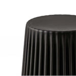 Artiss 2x Bar Stools Cupcake Plastic Foot Stool Black AI-PP-STOOL-C-BK