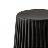 Artiss 2x Bar Stools Cupcake Plastic Foot Stool Black AI-PP-STOOL-C-BK