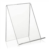 15 Pcs Acrylic Book Stand,Clear Stand, Clear Holder for Displaying Pictures,Watch Display Stand V1369-AZ3-W-12923