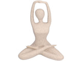 Yoga Pose Statue Nordic Sandstone Resin Yoga Pose Figurines Collectible Decoration Gifts for Home V1294-YM0714-3115210193512