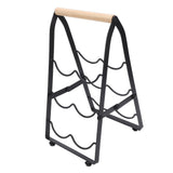 Desktop Wine Rack 3 Tier Tabletop Wine Holder Foldable Wine Bottle Stand Organizer for Bar Home V1294-YM0901-3118250190311