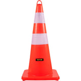 Safety, 10PCS 28" Traffic, PVC Orange Construction, 2 Reflective Collars Traffic V952-AQZYCQHSB2810FZ5BV0