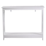 Artiss Console Table Entryway Hallway Display 2-Tier Narrow Sofa Table 100CM White FUR-U-CST-06-WH