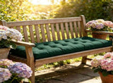 Outdoor Porch Swing Cushion Replacement - Waterproof Nylon Seat Cushion for Patio Furniture, Super V1369-AZ3-W-23926