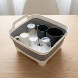 Portable Folding Sink Space-Saving Storage, Multi-Use for Kitchen, Balcony, and Outdoors V1232-CFLSL001