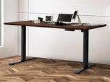 Levede Motorised Standing Desk Adjustable 140cm Walnut 1000x 1MM DH4948-140S-BKWA