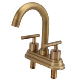G1/2 Sink Faucet Antique 2 Handle Hot Cold Water Full Copper Basin Mixer Tap for Kitchen Bathroom V1294-YM0901-3112230046011