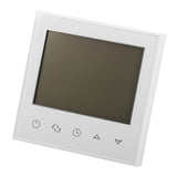 Digital Touch Screen LCD Programmable Thermostat Intelligent Temperature Controller White V1294-YM0721-JYB00437-01