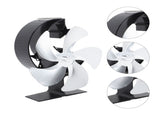 Wood Burner 5 Blades Ultra Quiet Air Circulation Heating Energy Saving Heat Powered Fireplace V1294-YM0706-3114230120313