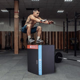 3 in 1 Plyometric Jump Box, 30/24/20 Inch Foam Plyo Box, Platform & Jumping Agility Box, Anti-Slip V952-SHYTX302420YSODG2V0