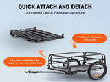 Bike Cargo Trailer, 72.5 kg Load, Heavy-Duty Bicycle Wagon Cart, Foldable Compact Storage & Quick V952-CGKHZHJG200B5HWMPV0