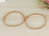 Brown Rubber Bands for Bundling Trash Cans, Organizing Supplies, and Household Use V1370-AZ4-20710