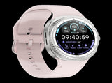Watch8Classic-SU02 Smart Watch, Full Touch Screen Silicone Sports Wrist Watch for Men WomenPink V1300-WATCH8CLASSIC-SU02-PINK