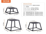 Plyometric Jump Boxes, 12/18/24 Inch Plyo Box, Platform and Jumping Agility Box, Anti-Slip Fitness V952-TXTD12YC18YC09SXRV0