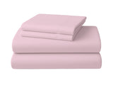 1000 Thread Count Cotton Rich Queen Bed Sheet Set 4-Piece Gift Pack in Pink CVC-10QS-PK