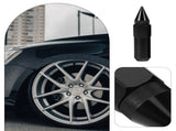 SWETRACE Automobile Nut Cover Wheel Nut Cover Black Aluminum 20pcs V1189-LWWAL-20260327-03466