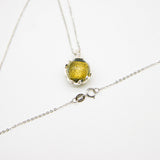 Gift Box - Aroma Necklace White Gold - Planet Stellar Midnight Purify Oil Blend V760-GBAJ - 9