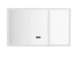 Bathroom Mirror Cabinet LED Light 900x720mm Medicine Wall Storage BV-MC-LED-TD01-WH