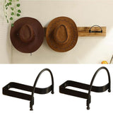 Elegant Styles Curved Shape Metal Hat Display Wall Installation Home Storage Systems V1192-AZ-W-23537