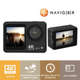 Navig8r Trek 4K Dual Screen Action Camera V1031-NAV-4KCAM-461