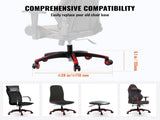 Office Chair Base Replacement, 710 mm, 1134 kg Static Load, Heavy Duty Universal Computer Desk Chair V952-BGYDZPJ28SLD875TDV0