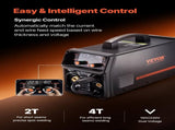 Pro MIG Welder, 250Amp Pluse Mig Welding Machine, 5-in-1 Synergic Welder Machine MIG Pluse/Gas V952-MIGYXHJ5H125812USV3