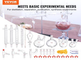 Lab Distillation Kit, 3.3 Boro Lab Glassware Distillation Kit with 24, 40 Joint, 1000ml Essential V952-SYSZLTJJPWW1LEFCIV0