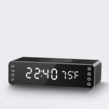 Alarm Creative Electronic Fast Charging Wireless Charging Bluetooth Speaker Alarm V1370-AZ4-04531