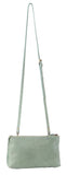 3-Piece Set Pierre Cardin Womens Woven Cross-Body Bag - Mint Green V563-PC-MINT-3X