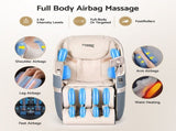 Livemor 4D Massage Chair Recliner SL Track Full Body Zero Gravity Massager Heated AI Body Scan SINA MASCHR-4D-SINA-GY