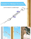 30M/2mm stainless steel wire set with M5 tensioner for plants, clotheslines and railings V1188-ZXY-131-066