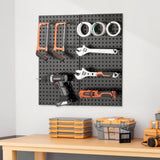 VEVOR Metal Pegboard Panels 609.6 x 304.8 mm 2 Panels Wall Organizer for Home V952-GJGBHSJS2412UV14HV0