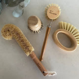 Eco Cleaning - Bamboo Scrubbing Brushes set of 4 V573-CBBOX